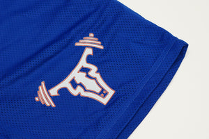 Statement Mesh Shorts Bills x Blue