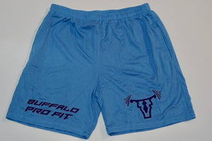 Statement Mesh Shorts Carolina Blue/Purple