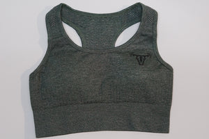 Iconic Seamless Forest Green Sports Bra